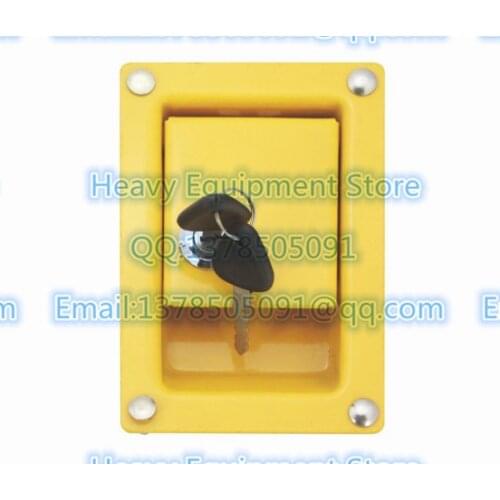 Left Side Door Hood Lock Hydraulic Pump Cover Latch For Volvo Excavator Fit EC210 240 290 360 14508850 14508854