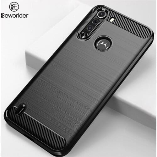 Soft TPU Case For Motorola Moto One Fusion Plus Carbon Fiber ShockProof Silicone Back Cover For Moto One Macro Hyper Phone Case