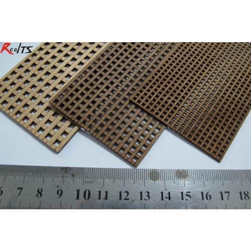 Classic wooden sailing boat assemble kit spare parts 1.5mm, 2mm, 3mm Grille plate for wooden boat kit