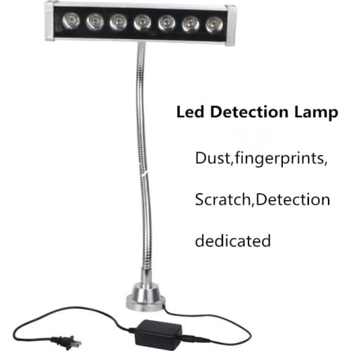 New LED Detection Light 7W LED Working Equipment Lamp Green Dimmable Special Light for Dust Fingerprint Scratch Detecting Light