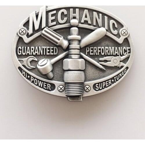 New Vintage Mechanic Trades Tradesman Belt Buckle also Stock in US Gurtelschnalle Boucle de ceinture BUCKLE-WT148AS