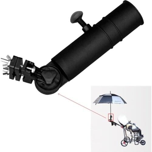 New Golf Club Umbrella Holder Stand For Trolley Buggy Cart Baby Pram Wheelchair Golfer Umbrella Stands 1Pc Plastic Universal