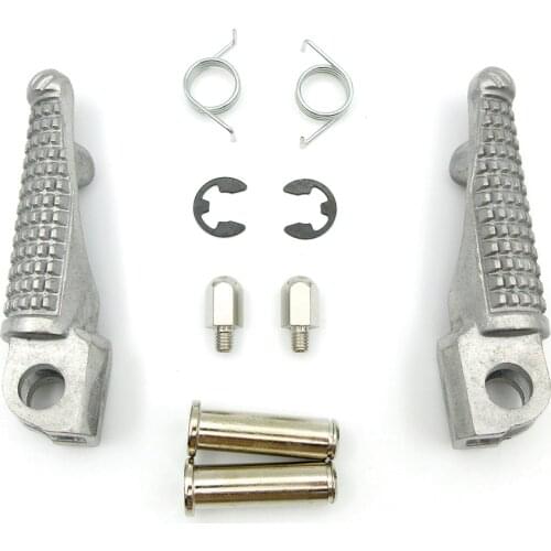 Motorcycle Front Footrests Foot Pegs For Kawasaki Ninja ZX6R ZX10R 650R(EX650) ER-6N ER6F ER6 KLE650 Versys Z750 Z 750S Z1000 SX