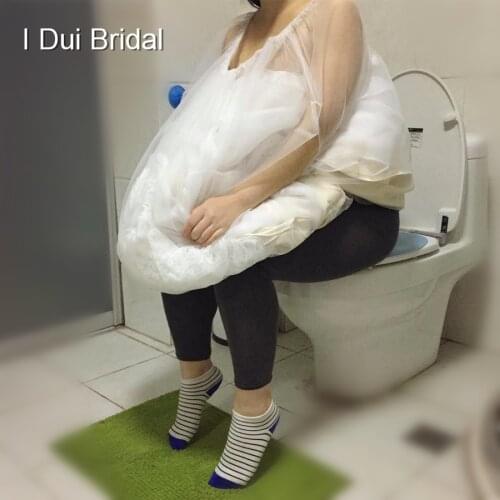 One Size Fit All Bridal Petticoat Buddy Drop Shipping Wedding Dress Gather Skirt Underskirt Save You From Toilet Water