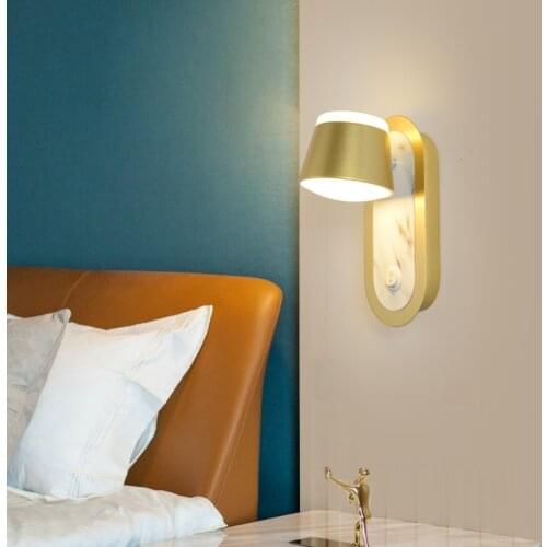 Simple Nordic LED Wall Lights For Sofa Background Wall Light Aisle Bedside Stairway Villa Dining Room Indoor Lighting Fixtures