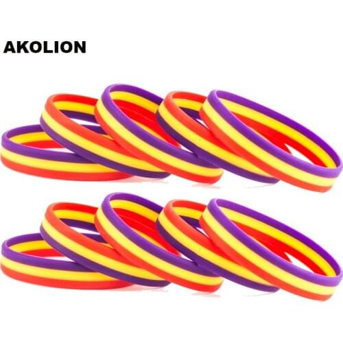 Silicone Women Mens Bracelets Sports Wrist Strap jewelry 1pcs FB-0022