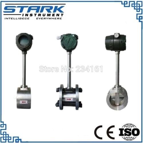 Smart digital propylene gas vortex flowmeter DN100