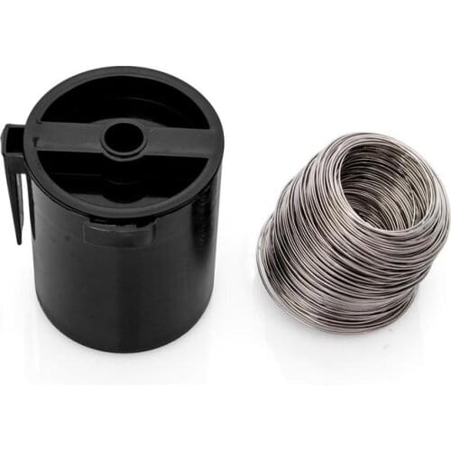 60M Universal Stainless Steel Safety Wire Lockwire Corrosion Resistant 0.8mm Diameter with Can Storage box