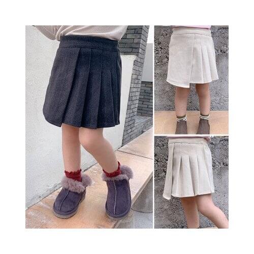 Baby Girl Skirts Autumn New Toddler Girl Pleated Tutu Skirts Kids Christmas Clothing Kids Girls Casual Irregular Design Skirt