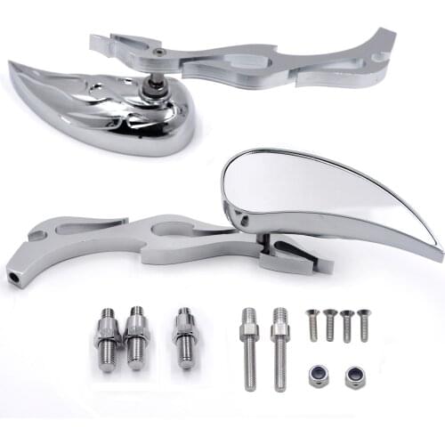 Afetermarket free shipping motorcycle parts Alloy Teardrop Flame Custom Mirror For Honda Cbr600 Rr 900Rr 929Rr 954 1000Rr