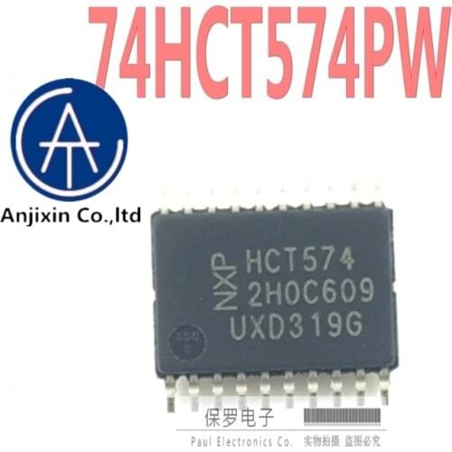 10pcs 100% orginal and new trigger 74HCT574PW 74HCT574 HCT574 TSSOP-20 in stock