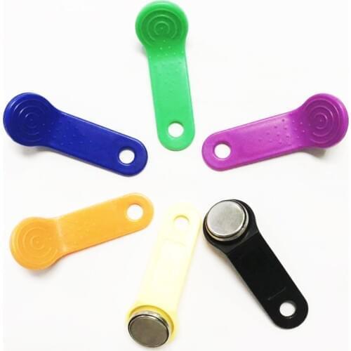 100pcs/lot rewritable RFID Touch Memory key RW1990 iButton for copy card Sauna dallas keys cards