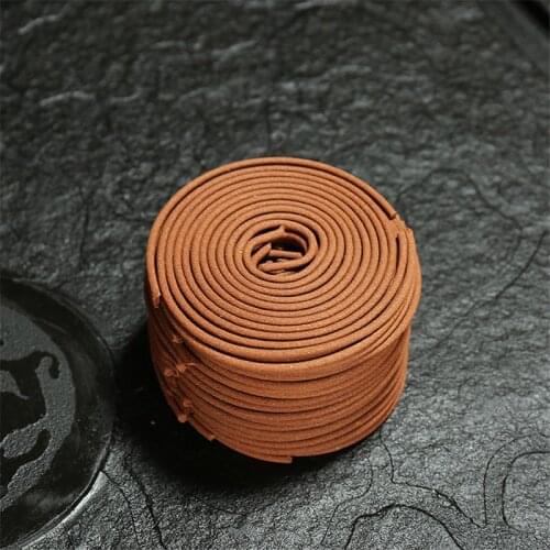 120 Plate/box Natural Sandalwood Incense Coil Mosquito Repellent Aromatherapy Agarwood Home Indoor 4 Hours Wormwood Incense