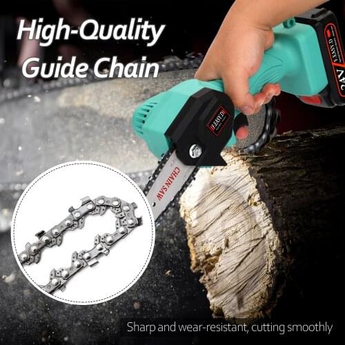 133mm Mini Portable 65#Mn Chainsaw Chain 28E-Chain Link 14T Electric Saw Replacement Accessories for Wood Cutting Accessory