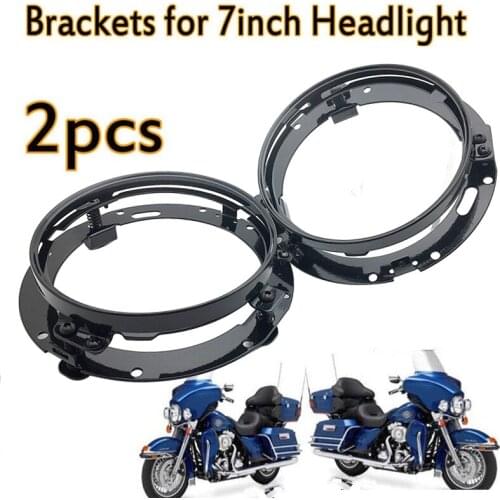 2PCs Mounting Bracket for 7inch LED Headlight Round Ring Headlight mount Lamp Holder Brackets For Jeep Wrangler JK TJ