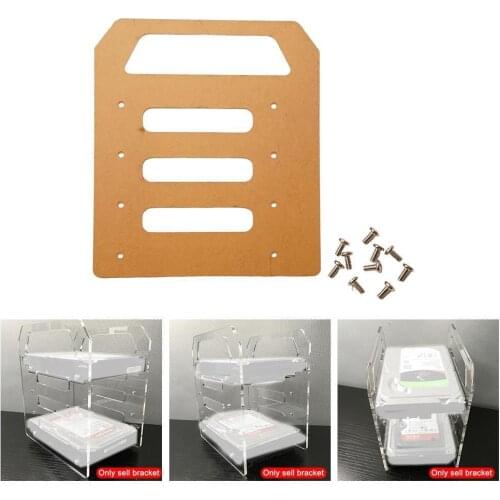 Hard disk acrylic bracket expansion mechanical hard drive cage external multilayer bracket 3.5 desktop hard disk box