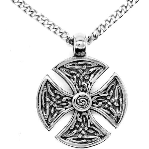 AMUMIU Punk Mens Necklace One Piece Anchor Pendants Stainless Steel Necklaces & Pendants Fashion Men Jewelry HZP333