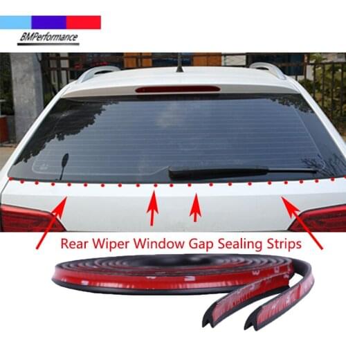 Car Rear Wiper Window Gap Sealing Seal Strips Sticker For Bmw X5 E70 X6 E71 E72 G20 G30 G31 G38 G15 G32 G11 G12 G01 G02 G05 G06