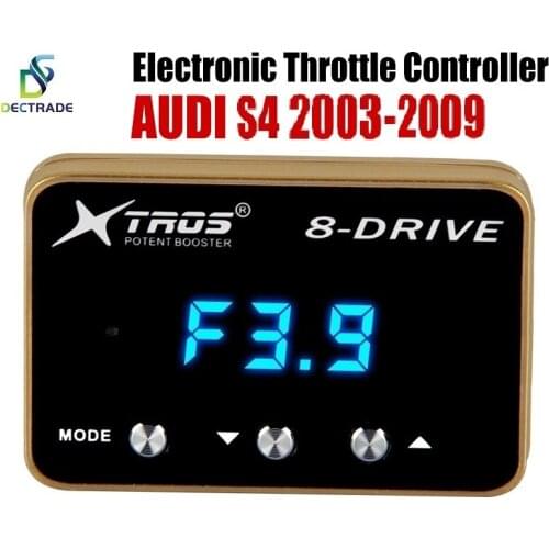 DECTRADE Car Electronic Throttle Controller Racing Accelerator Potent Booster For Audi S4 2003-2009 Tuning Parts 8 Drive