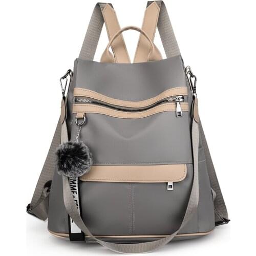 Fashion Anti-theft Backpack Women Purse Large Capacity Waterproof Oxford Women Backpacks Travel School Bag For Girls