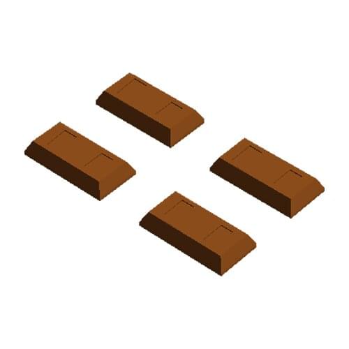 [MOC Hub] 50PCS Chocolate Building Blocks Compatible Major Brand Kids Toys 99563 Early Learning Education Gifts