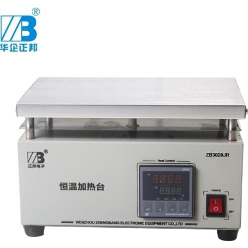Zhengbang MIN Heating Platform ZB3020JR With High Precision Stainless Steel Heating Tube For PCB Heating