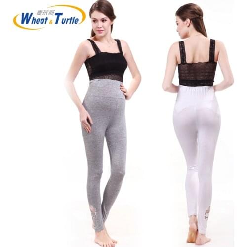 2020 New Cotton Women Pregnant Leggings Adjustable High Elasticity Maternity Leggings Pregnant Pants for Spring Maternity Pants