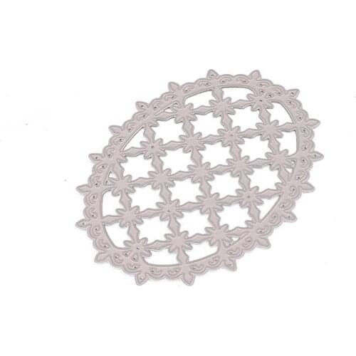 Oval Grillwork Metal 2021 New Metal Cutting Dies Stencils for DIY Scrapbooking Album Decorative Embossing Paper NEW