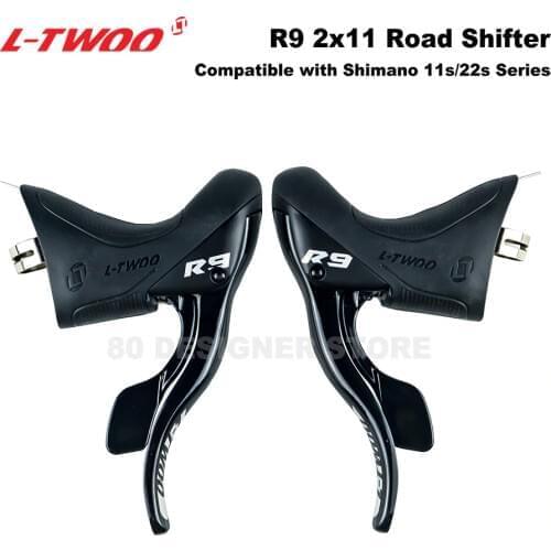 LTWOO R9 2x11 Derailleur Shifter 22Speed Road Bicycle Shifters Shift Cable Gear Lever Brake Bicycle Compatible for R5800, R7000
