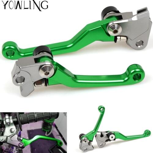 Motocross Dirt Bike Pivot Brake Clutch Lever FOR Kawasaki KX250F KX450F KX65 KX85 KX100 KX125 KX250 Pit Bike Brake Clutch Handle