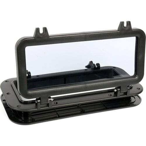 Boat Marine Porthole Portlight Window Rectangle Opening ABS Plastic