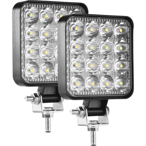 2pcs led work light bar 48W led light bar 4x4 accessories off road for truck 4WD ATV UTV SUV led bar offroad 12V 24V fog light