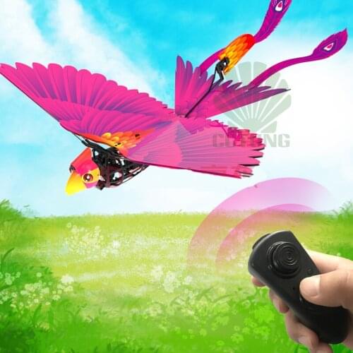 Intelligent Bionic Flapping Wing Flying Robot Bird with Wireless Remote Controller for Flying Position Adjust Battery Built-in