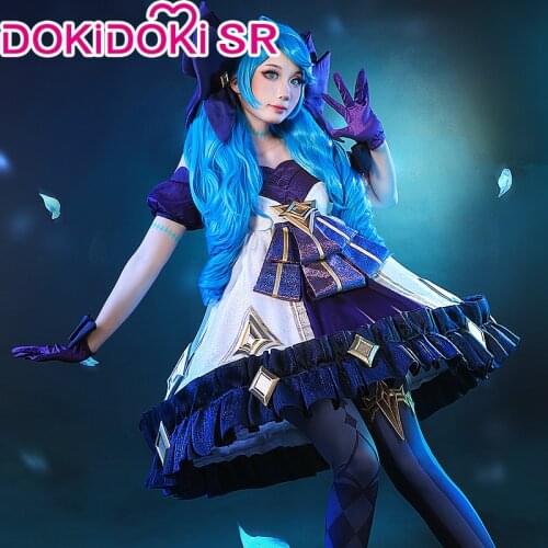 PRE-SALE DokiDoki-SR Game LOL Cosplay New Hero Gwen Costume Lolita Gwen Dress League of Legends