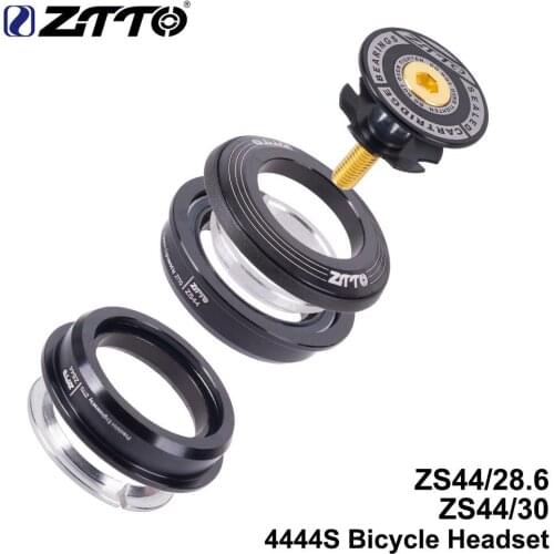 Bicycle Headset MTB Road Bike Steering Column Headset 44mm Straight Tube Fork Bike Frame Low Profile Semi-integrated