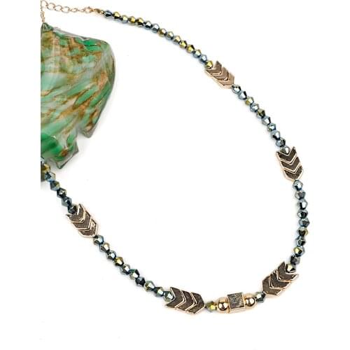 Marjin For Woman Necklace Khaki Bead Pendants Jewelry Gift Girl Birthday Party Gift 2021