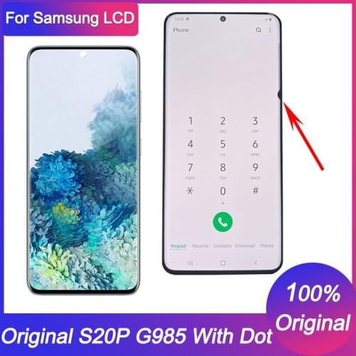 LCD Screen Dead Spot For Samsung Galaxy S20P G985 G985F Display Touch Screen Digitizer For Samsung S20+ S20 Plus Original
