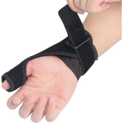 1pc Wrist Support Thumb Cover Left / Right Hand Adjustable Compression Forearm Wrap Belt Strap Protector New
