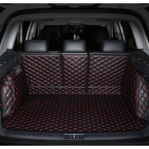 3D Full Covered No Odor Waterproof Carpets Durable Special Car Trunk Mats for FORD EVEREST EXPLORER MUSTANG EXPEDITION