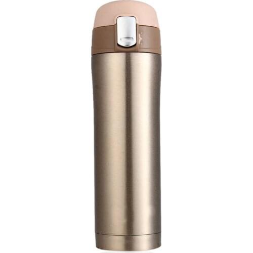 450ml Stainless Steel Thermos Bottle Double Walled Insulated Coffee Cup Business Car Vacuum Flask
