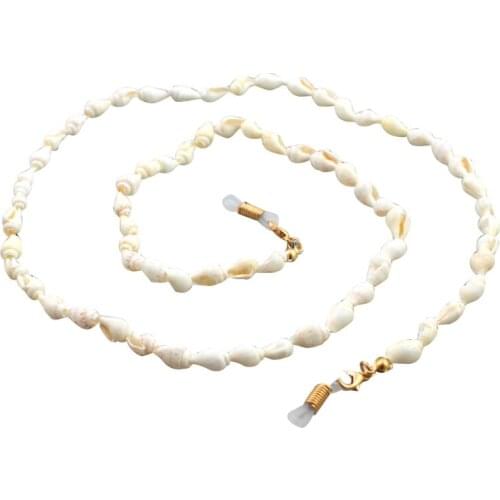 Reading Glasses Chain Shell Sunglasses Holder Neck Strap Rope Ornaments Necklace