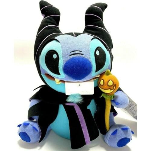 Disney Lilo & Stitch Maleficent Halloween Big Plush Paper holder Most lottery 30cm