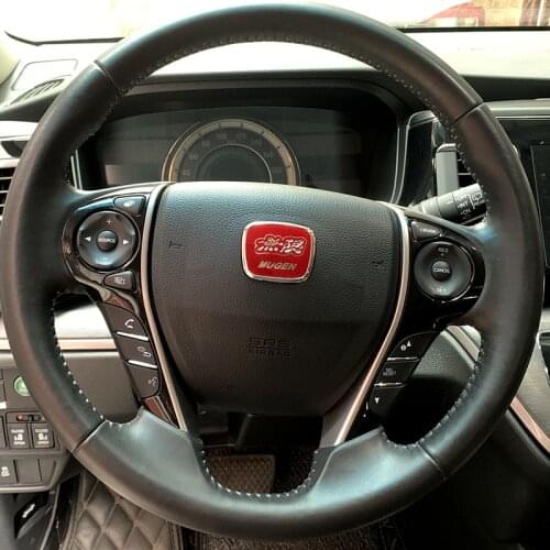 For HONDA ACCORD HRV CIVIC CRV CRZ JAZZ FIT CITY Stickers JDM JS RACING STEERING WHEEL RED H BADGE EMBLEM