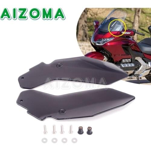Smoke Motorbike Side Wind Air Deflector Kit Windscreen Windshield Fairing For Honda Goldwing Gold Wing GL 1800 Tour 2018-2021