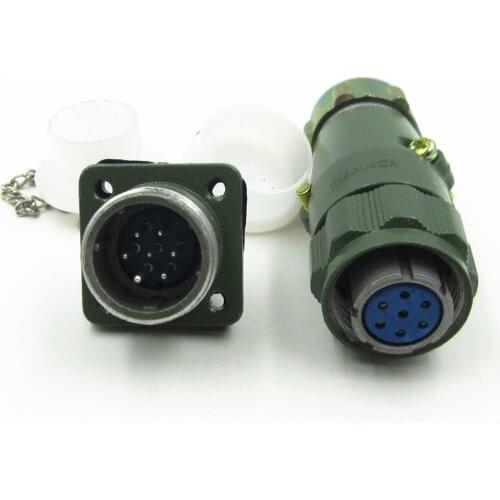 HAOGNCN YD20 7 Core Waterproof Aviation Plug Socket Round Connector YD20K7TP