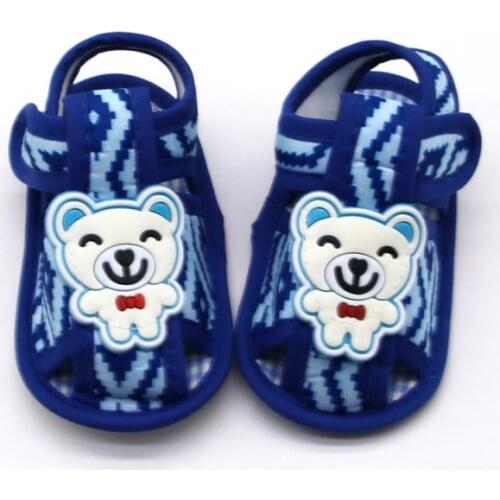 Summer Newborn Cotton Baby Girl Hollow Printed Soft-Soled Sandals Princess Baby Shoes