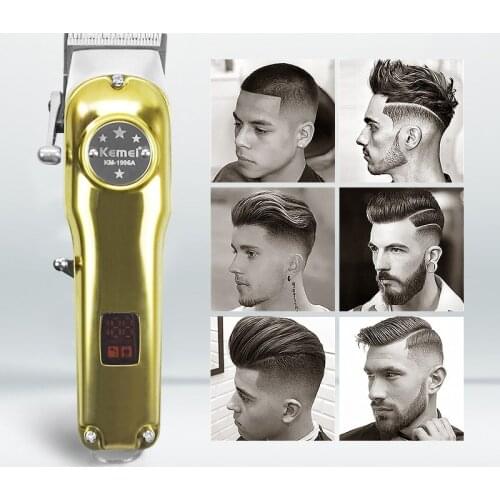 Electric Hair Clipper LED Screen USB Rechargeable Professional All Metal Hair Trimmer for Men Hair Cutter Hair Cutting Machine