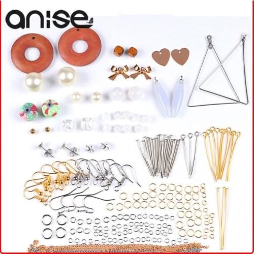 10 Pair Fashion Geometric Fringed Pearl Beaded Earring DIY Jewelry Package For Women Gift Earrings Handmade Jewelry Making