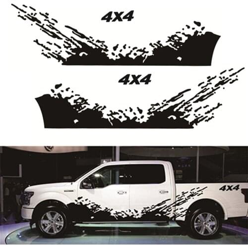 2pcs Truck Decal Auto Styling Decoration Accessories for Dodge 4x4 Off Road Pickup