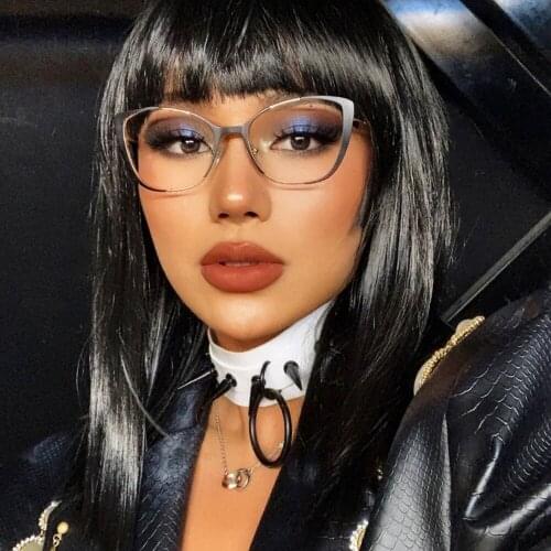 Anti-blue Light High-quality Metal Glasses Frame Men Women Optical Fashion Computer Eyeglasses